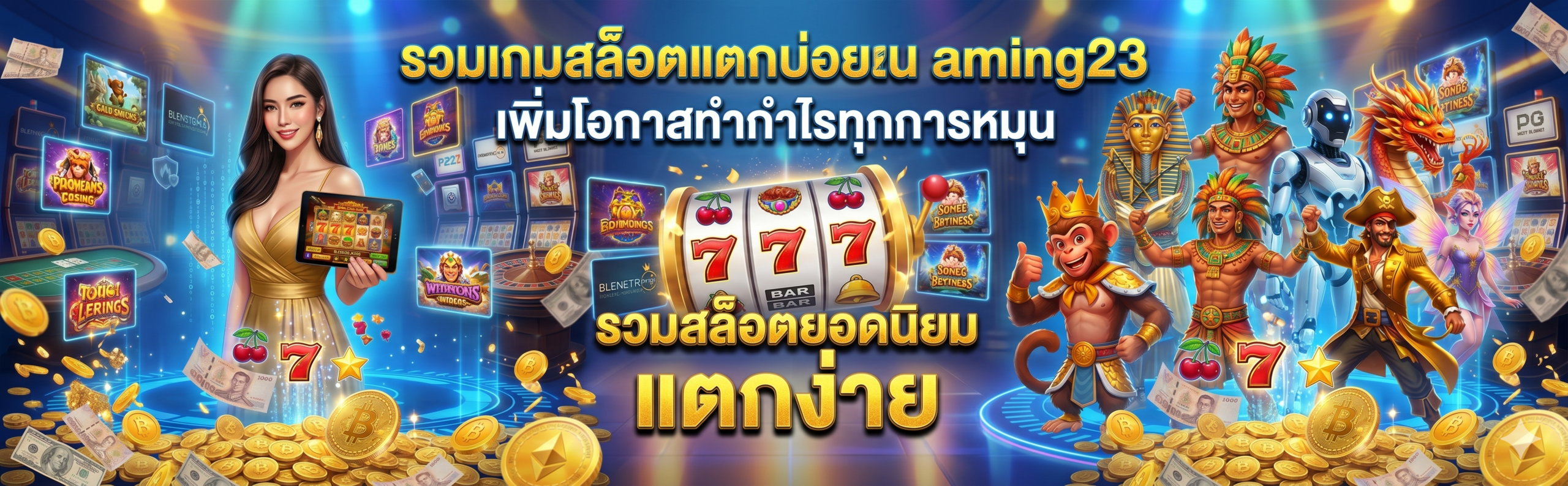 รวมเกมสล็อตแตกบ่อยบน aming23 เพิ่มโอกาสทำกำไรทุกการหมุน​